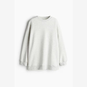 Sweat-shirt pour femme en maille ample décontracté quotidien à col rond, imprimé croisé brillant, tendance automne-hiver, vente chaude - Product Image 1