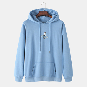 เสื้อฮู้ดพิมพ์ลายเชือกรูดดีไซน์ดีมีหลายสีสำหรับผู้ชายมืออาชีพ - Product Image 1