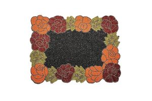 Trending Customized Antique Flower Design Glass Beaded <b>Placemat</b> Tabletop Decoration in Custom Colors Home Garden Table Mats Pads - Product Image 5