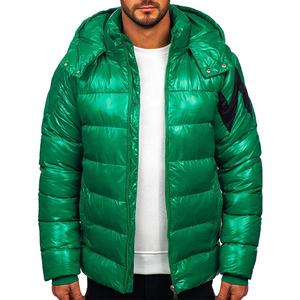 Offre Spéciale Nouveau Design Sweat à Capuche Bulle Personnalisé Hiver Garder au Chaud Veste Rembourrée Unie Hommes Doudoune - Product Image 1