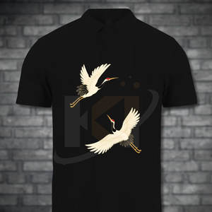 Bajo Moq Humedad Absorbe Polo Camiseta Bajo Moq Manga Corta Bordado Polo Camisetas Color Liso Bordado Polo Camiseta - Product Image 2