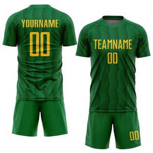 Vêtements de sport personnalisés pour hommes, uniforme d'entraînement de football à manches courtes, nouveau design, respirant, coupe-vent, tissu 100% polyester, vente en gros - Product Image 5