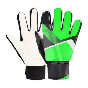 Gants de protection professionnels personnalisés pour gardien de but de football vente en gros de dragonne réglable en cuir imperméable respirant unisexe - Product Image 1