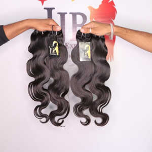 Cabello natural virgen con cutícula alineada del templo indio 100% vendedores brasileños de cabello humano vendedores brasileños al por mayor - Product Image 1