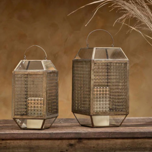 Vente en gros de support votif en verre encadré en métal design marocain fait à la main design personnalisable et impression découpée à l'emporte-pièce décoration de mariage - Product Image 2