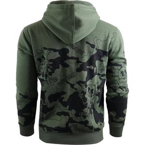 เสื้อฮู้ดแขนยาวสำหรับผู้ชายไซส์ใหญ่พิเศษคอกลมพิมพ์ลายแขนยาวผ้าฝ้าย100% - Product Image 2