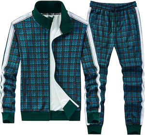 Precio asequible, la mejor calidad, chándal para correr para caballero, chándales sublimados a cuadros para hombre, chándales de moda para hombre - Product Image 3