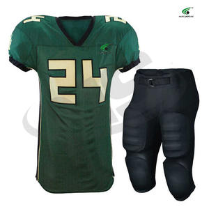 Commande en gros de maillots de football américain abordables uniformes d'équipe en polyester à sublimation avec logo personnalisé, vêtements de sport pour les jeunes - Product Image 2