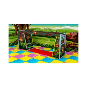 New Product ! High Quality Customizable Large Size Sponge Coated Digital Printing Jungle Theme Commercial Playground