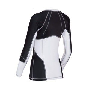 Custom Heat-Transfer Printed <b>Women</b> <b>Rash</b> <b>Guards</b> Lightweight Slim Fit Breathable Eco-Friendly Anti-Bacterial Quick Dry Wholesale - Product Image 6