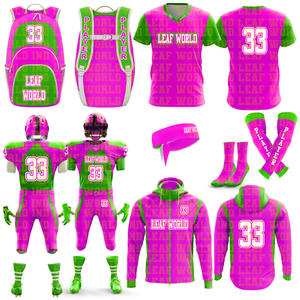 Vente en gros d'uniformes de football américain personnalisés bon marché Forfait personnalisé comprenant des maillots pour adultes - Product Image 1