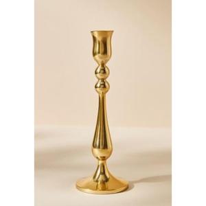 Bougeoir vintage en laiton fabriqué à la main pour les intérieurs de maison de luxe et les décorations de mariage haut de gamme. - Product Image 4