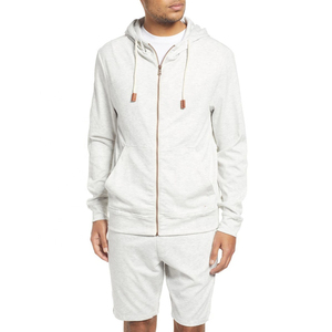 Sudadera con Capucha de Algodón Combinado de Marca Propia, Sudadera Extra Grande de Felpa, Sudadera Personalizada para Hombre - Product Image 1
