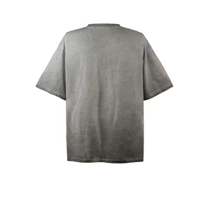 Premium Quality Men Acid Washed Oversized Cotton <b>Tshirt</b> Customized Printing Logo Breathable Comforts Summer T-Shirt - Product Image 2