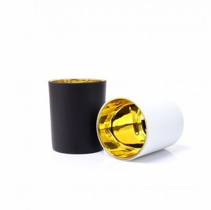 TQC Hammered Design Luxury Cylinder Metal Candle Jar Wooden <b>Lid</b> Handmade for Home Hotel Restaurants Wedding <b>Decor</b>-High Quality - Product Image 2