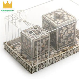 Mother of Pearl Inlay Mubkhar Burner Bukhoor Burner <b>Incense</b> <b>Box</b> and Tray Burner Bakhoor Arabic Ramadan Eid Gifts - Product Image 2