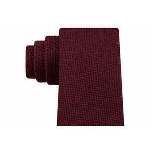 Cravatta e Papillon Rosso Solido Aaran da Uomo Tommy Hilfiger, Taglia Regolare - Product Image 2