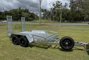 Gal TILTING <b>PLANT</b> TRAILER 10x5 Steel Double Aluminium Car Trailer LED <b>Lights</b> Hot Dipped Galvanized Deck 2001-3000kg Payload - Product Image 6