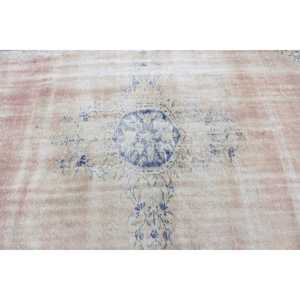 Alfombra, 5.1x8.3 pies, Alfombra Vintage, Alfombra Persa Azul de Lana - Product Image 4