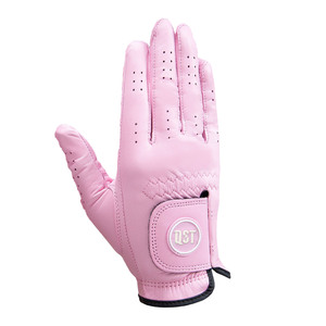 Venta al por mayor de guantes de golf para zurdos de primera calidad logotipo personalizado tela PU suave Cabretta piel de oveja cuero deportes seguridad transpirable - Product Image 2