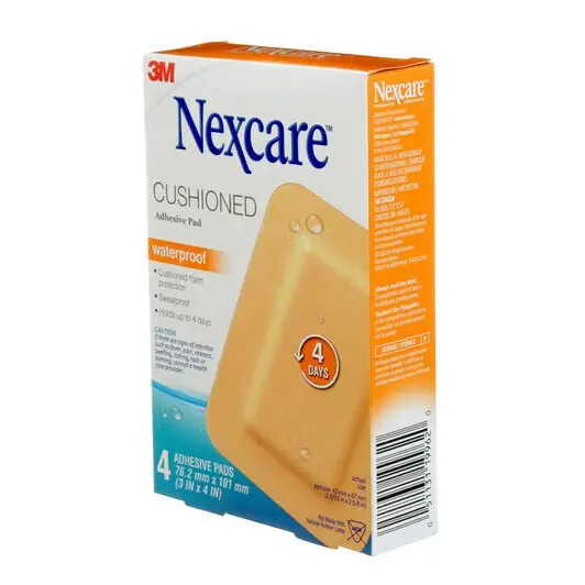 Продукт Nexcare, уход за личным здоровьем, первая помощь, повязки для ран, повязки, Nexcare AWP34, мягкая водонепроницаемая клейкая прокладка