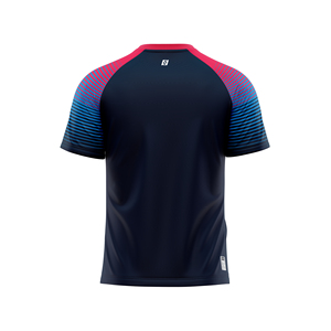 Ropa deportiva de poliéster de secado rápido para hombre, camisetas con logotipo personalizado de Color personalizado, entrenamiento activo, gimnasio, OEM y ODM - Product Image 2