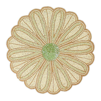 Napperon perlé fait main accessoire de broderie projet de perles cousues à la main ensemble de motifs de perles de rocaille d'Inde par glowin fashion