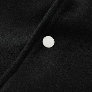 Mangas de cuero a la moda, ropa personalizada de la mejor calidad, chaqueta ajustada de béisbol en blanco para equipo universitario, última chaqueta de otoño - Product Image 5