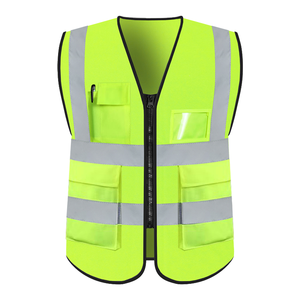 Gilet di Sicurezza Riflettente Traspirante Multicolore con Logo Personalizzato - Alta Visibilità con LED Lampeggiante e Impermeabile <span class=keywords><strong>per</strong></span> Lavoro all'Aperto - Product Image 1