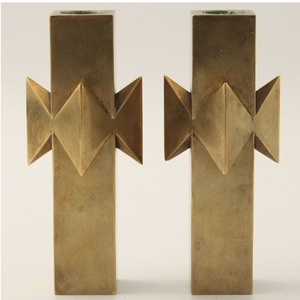 Best Quality Elegant Metal Candle Holder for Home Decor for Table, <b>Shelf</b>, or <b>Mantel</b> Display Available at Bulk Quantity - Product Image 1