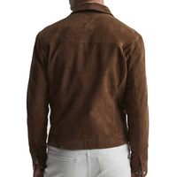 Veste coupe-vent pour homme en polaire polyester ODM de haute qualité, style vintage, col montant, décontractée, style cowboy mexicain, pour l'hiver et la moto