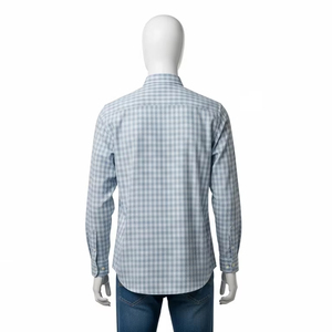 Camisas transpirables de algodón al 100 por ciento para hombre, ropa Formal informal de verano cómoda de tela suave ligera para uso diario de hombres - Product Image 4