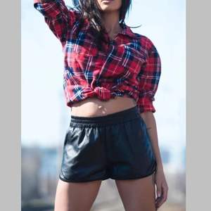 Shorts décontractés pour femmes les plus vendus, nouvelle collection, en cuir d'agneau souple de haute qualité, respirants, confortables, taille mi-haute élastique - Product Image 1