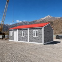 Maison conteneur modulaire de luxe de 20 pieds, détachable, villa préfabriquée moderne, maison en kit pour bureau ou site distancé
