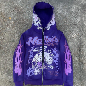 Sweat-shirt vintage gris personnalisé en molleton français, coupe classique, 100% coton, poids lourd, pour homme, hiver, écologique, 280 grammes, blanc, délavé à l'acide - Product Image 5