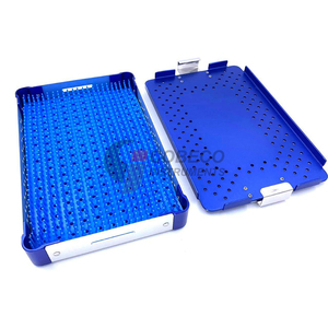 Bandeja de Esterilización de Aluminio de Grado Médico, Caja Organizadora para Autoclave, para el Procesamiento de Instrumentos Clínicos y Dentales - Product Image 3