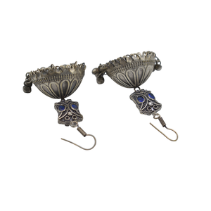 Material de latón, joyería de moda, cuentas de piedra preciosa, pendiente Jhumka para niñas y mujeres - Product Image 3