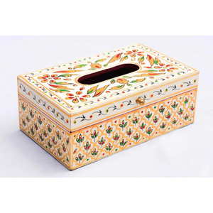 Porte-papier de soie en bois avec incrustation de nacre Parfait pour porte-serviettes de forme personnalisée et décor de table élégant - Product Image 6