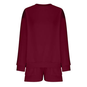 Conjuntos de verano 2026 para mujer, conjuntos de 2 piezas para mujer, sudadera y conjunto corto, sudadera de gran tamaño, pantalones cortos, chándal, ropa - Product Image 4