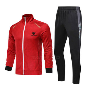 Chándal de Fútbol para Hombre, Otoño, Venta Caliente, Corte Regular, 100% Poliéster, Secado Rápido y Transpirable, Cierre de Cremallera - Product Image 1