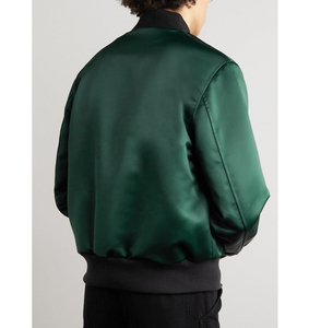 Chaqueta Universitaria de Satén Personalizada de Alta Calidad para Hombre, Fabricada en Pakistán con Bordado y Parches, Chaqueta de Satén Personalizada para Hombre - Product Image 2