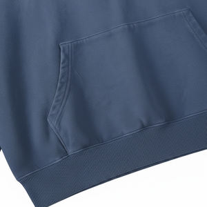 Sweat-shirt à capuche pour homme en molleton 100% coton, surdimensionné, délavé à l'acide, vintage, streetwear, tendance 2025 - Product Image 4