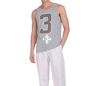 Color sólido por ATLANTIC Camisetas sin mangas para hombres Premium de alta calidad con el mejor nuevo diseño 100% Material de algodón para hombres - Product Image 1