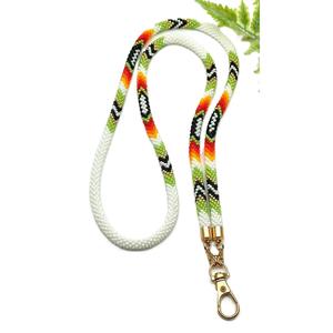 Beautiful Seed Beaded <b>Lanyards</b> For Mobile Holders Lightweight Seed Beads <b>Lanyards</b> With Name Beads - Product Image 5