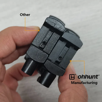 Anneaux de montage pour lunette Ohhunt Low Profile 30 mm en acier avec levier de dégagement rapide