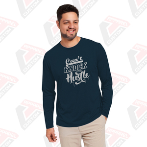 Heritage men's Long Sleeve Cotton Jersey T-Shirt Eco-Friendly Summer Comfort Appliques Available Denim Batik Corduroy Beading - Product Image 5