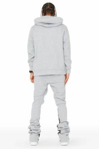 Vente en gros de sweats à capuche décontractés d'automne en relief avec logo personnalisé de haute qualité 100% coton respirant vêtements survêtements unisexe - Product Image 2