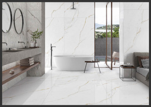 Azulejos de Porcelana con Acabado Digital de Diseño Moderno de Primera Calidad, 120x180 cm, con Acabado Brillante, 9 mm de Grosor, para Bordes y Uso Interior - Product Image 2