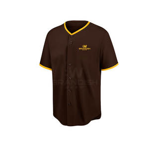Nueva llegada Ropa deportiva 100% Tela de poliéster Uniforme de béisbol Mejor precio Venta caliente Uniforme de béisbol - Product Image 2