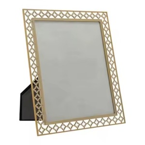 Marco de Fotos Romántico de Metal Plateado, Marco de Fotos de Espejo para Bodas, Decoración para Oficina y Hogar - Product Image 4